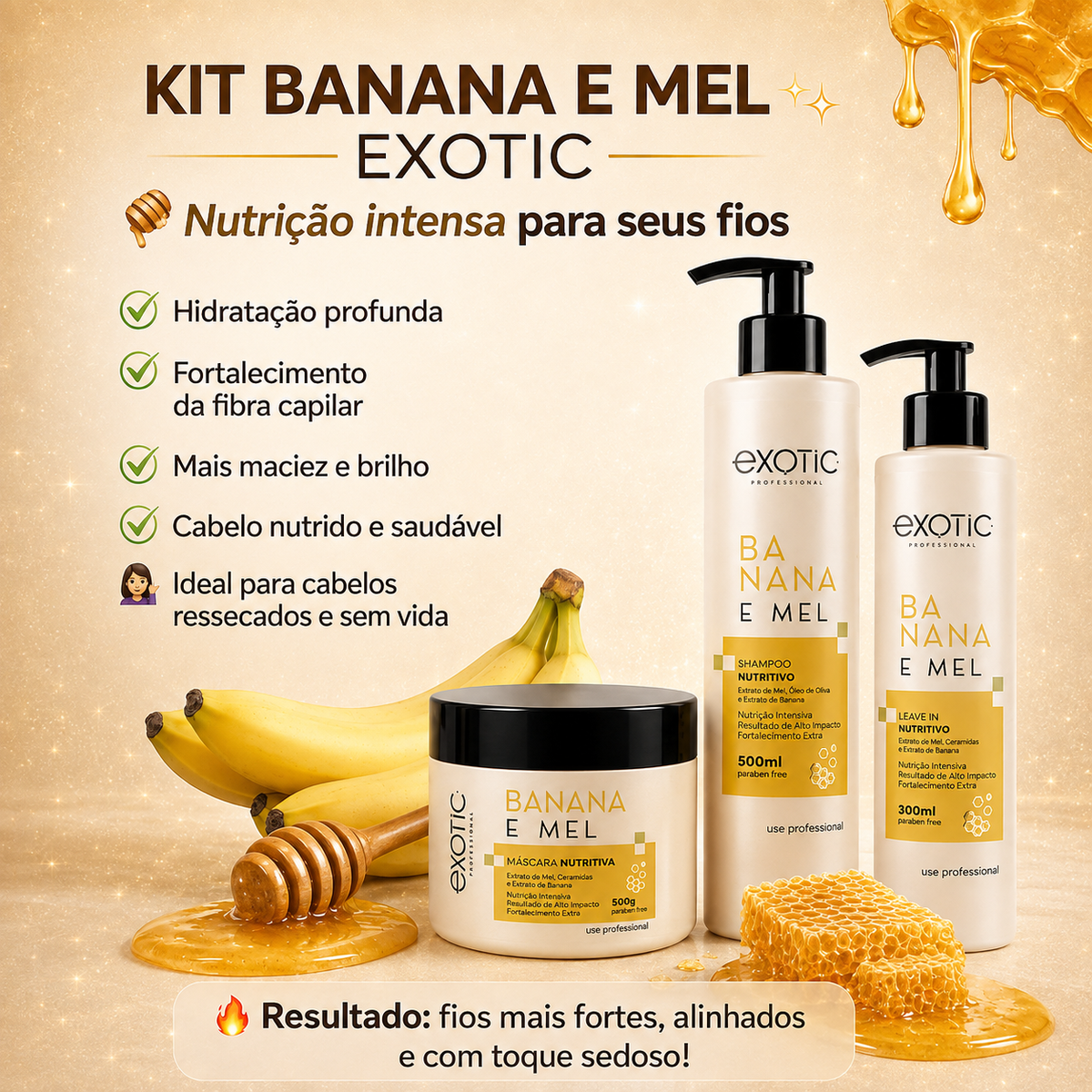 KIT BANANA E MEL
