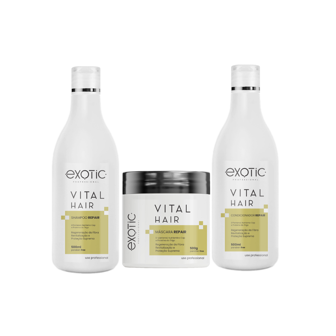 A linha possui ação intensiva que trata profundamente os fios danificados. Sua fórmula rica em agentes reparadores nutre e fortalece a fibra capilar, devolvendo vitalidade, brilho e suavidade. Proporciona recuperação imediata da saúde dos cabelos, deixando-os macios, disciplinados e com aparência saudável. 

Principais ativos:

Proteína do Trigo: Atua na reposição de massa capilar, fortalecendo os fios e melhorando sua elasticidade. Ajuda a reparar a estrutura danificada e a prevenir a quebra.
D' Pantenol: 